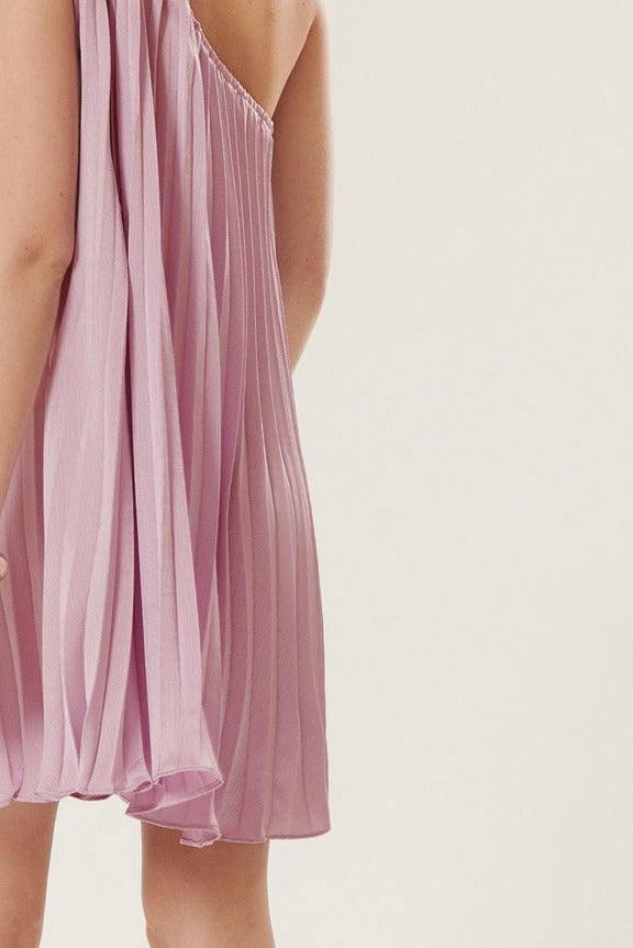 Phoebe | Robe courte plissée