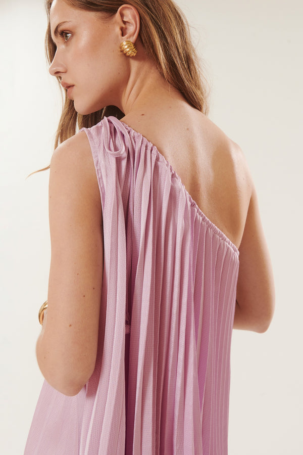 Phoebe | Robe courte plissée