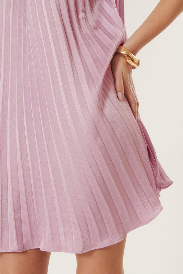 Phoebe | Robe courte plissée