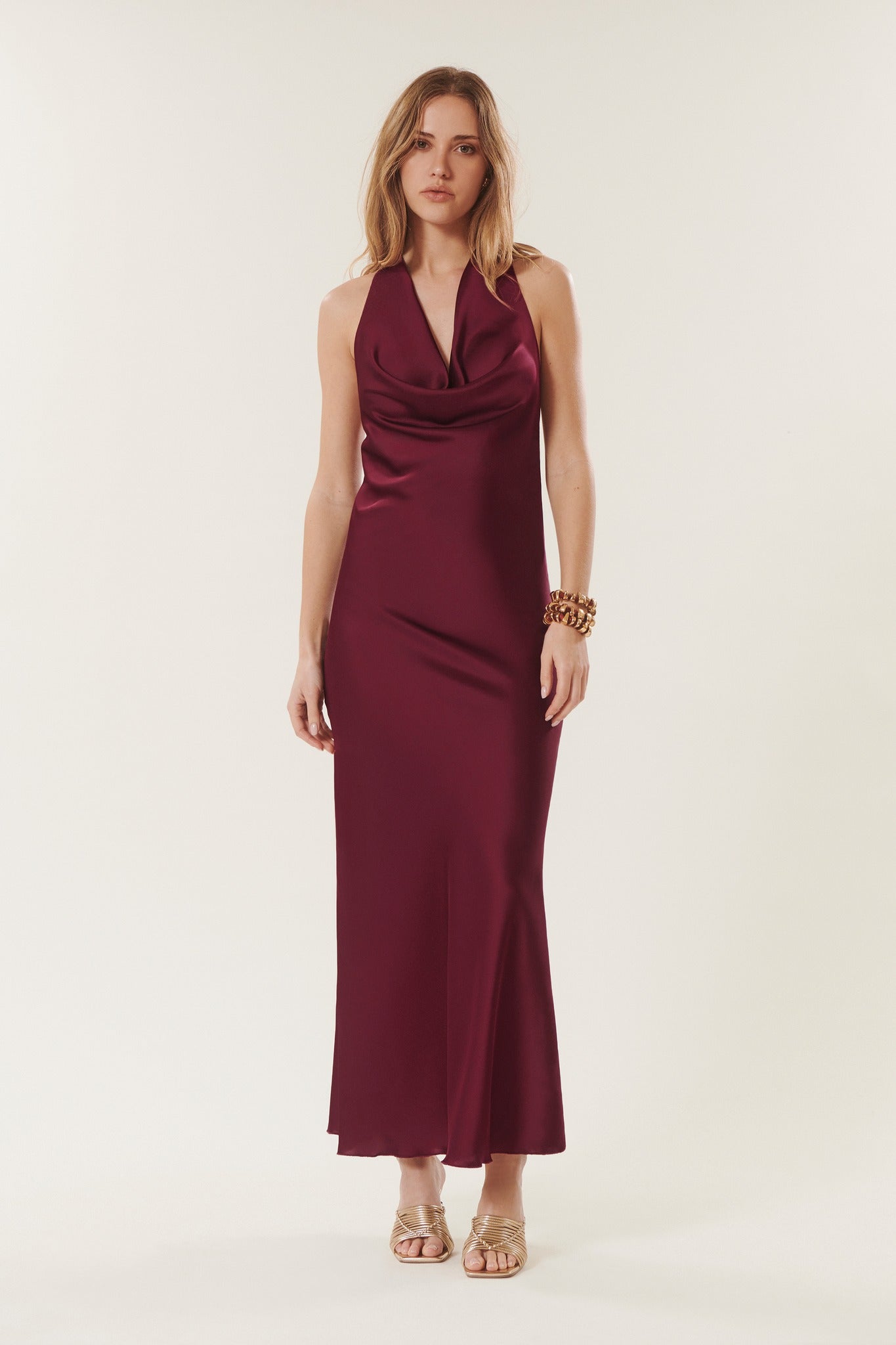 Preziosa | Robe dos-nu satinée