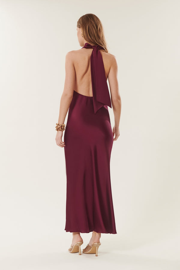 Preziosa | Robe dos-nu satinée