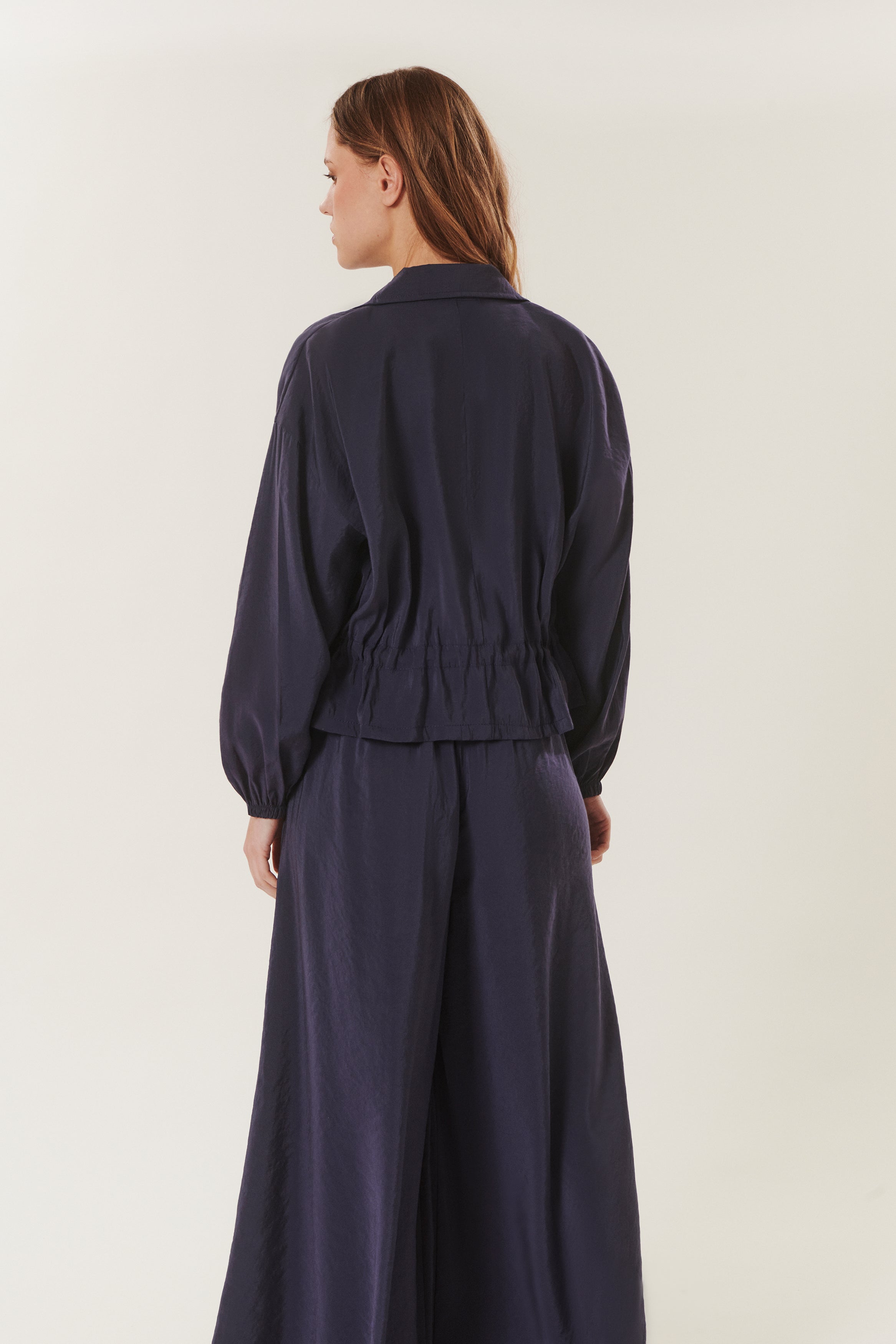 Sinaï | Pantaloni larghi con pieghe