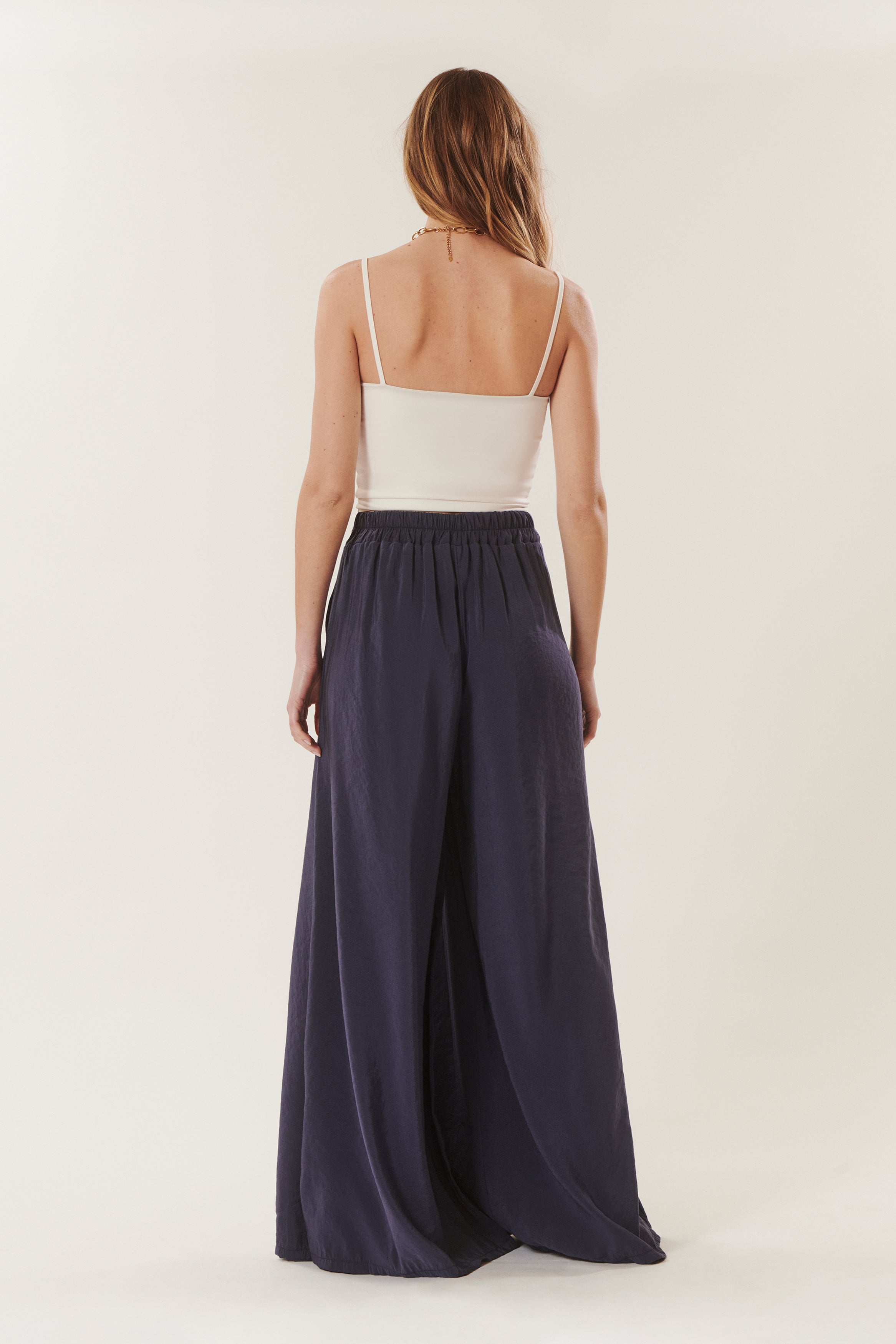 Sinaï | Pantaloni larghi con pieghe