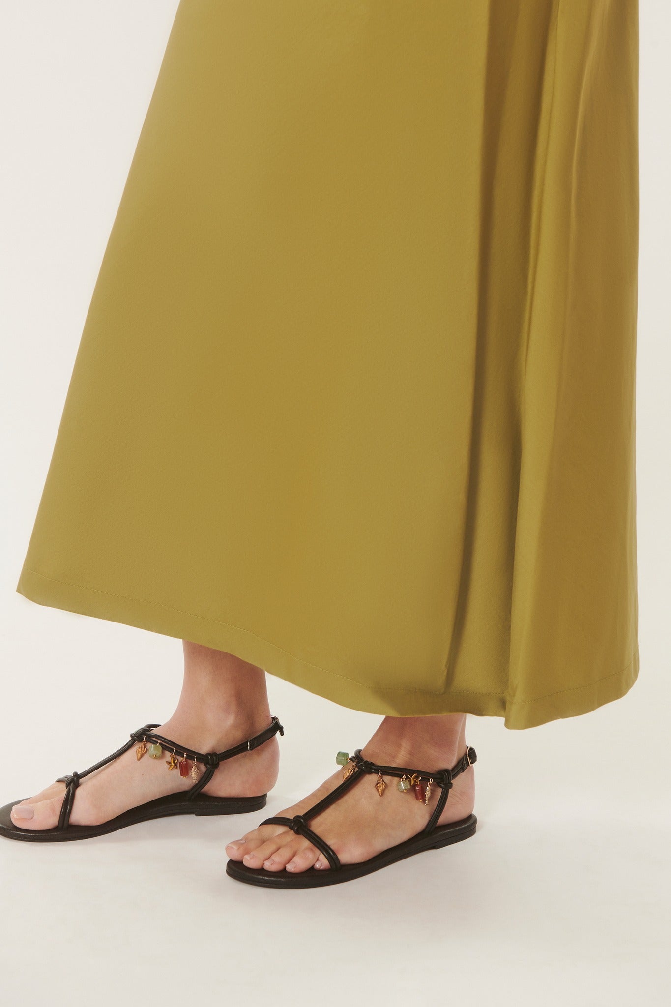 Vanessa | Robe midi à bretelles