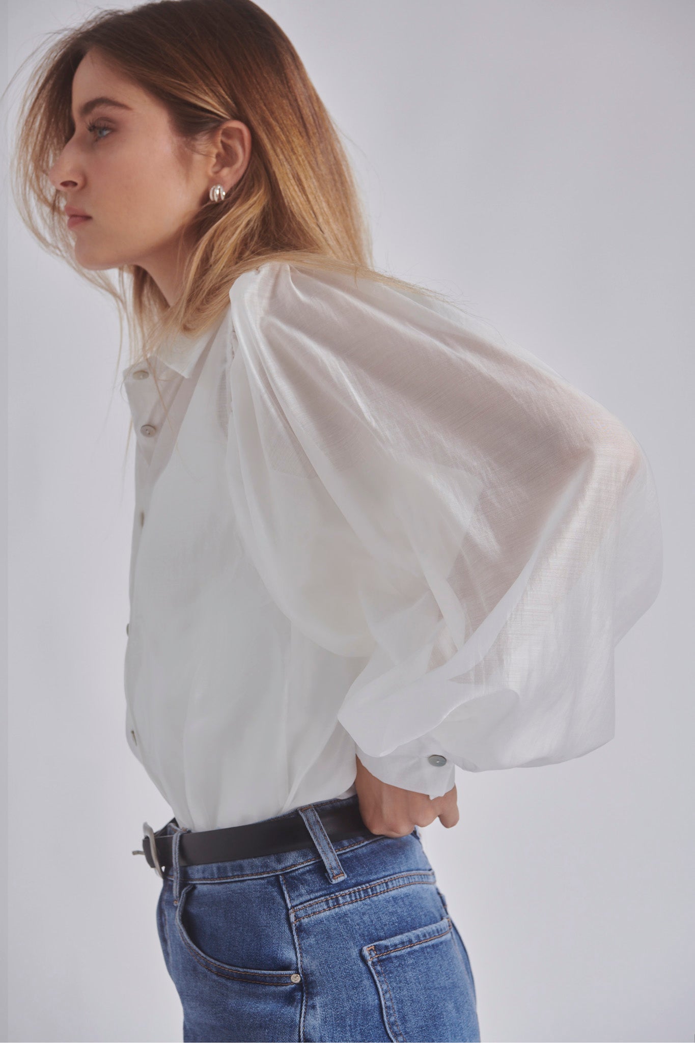 Windy | Blouse en voile transparent