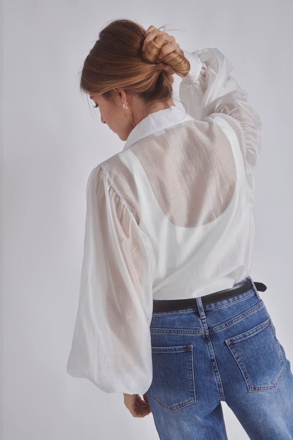 Windy | Blouse en voile transparent