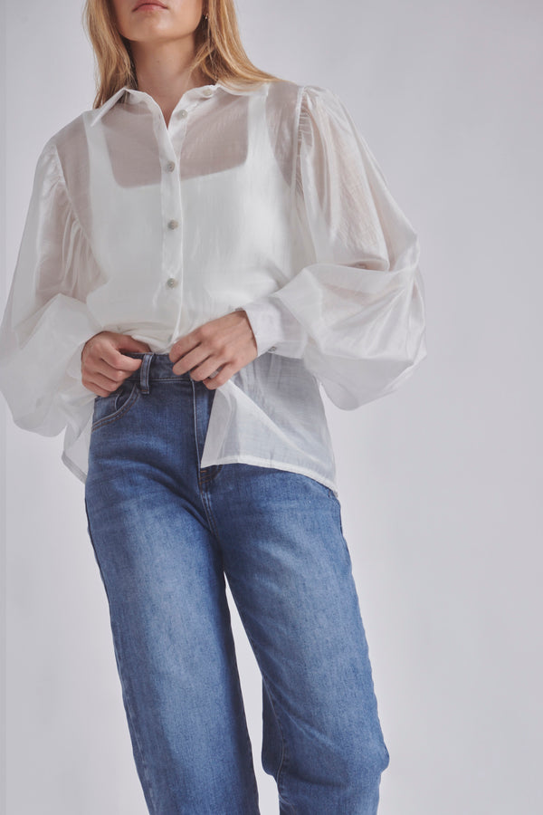 Windy | Blouse en voile transparent