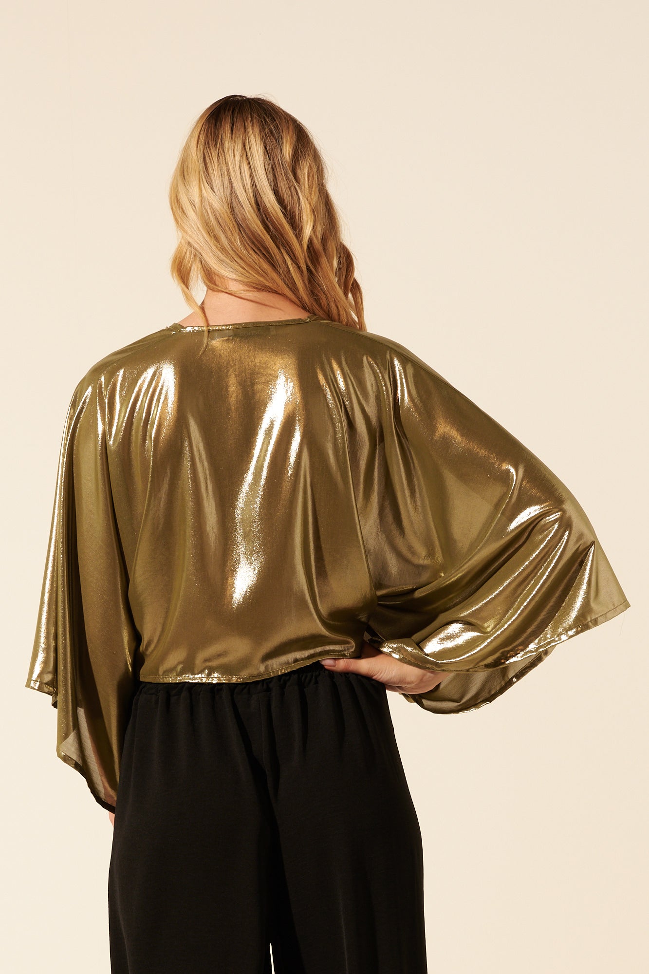 Blake | Top lamé fluide