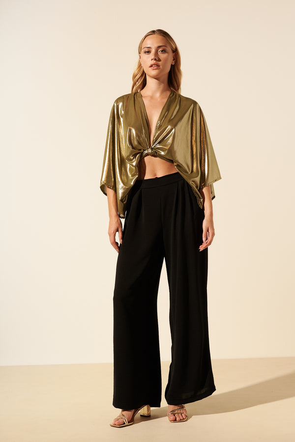 Blake | Top lamé fluide